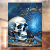 Autocollant Pour Fenêtre Clôture de la fenêtre du crâne (Feuille 2)