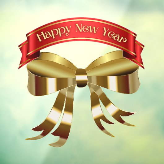 Autocollant Pour Fenêtre Clôture de la fenêtre du nouvel an (Feuille 3)