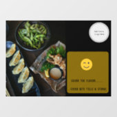 Autocollant Pour Fenêtre Clôture de la fenêtre du restaurant (Feuille)