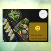 Autocollant Pour Fenêtre Clôture de la fenêtre du restaurant (Feuille 3)