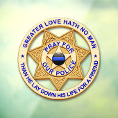 Autocollant Pour Fenêtre Clôture de la fenêtre du support de ligne bleue mi (Feuille 3)