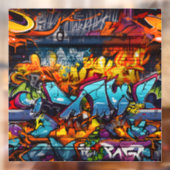 Autocollant Pour Fenêtre Clôture de la fenêtre Graffiti (Feuille 2)