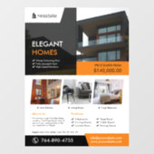 Autocollant Pour Fenêtre Clôture de la fenêtre Immobilier (Feuille)