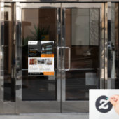 Autocollant Pour Fenêtre Clôture de la fenêtre Immobilier (Porte de bureau)