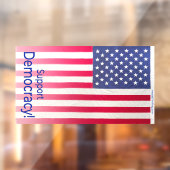 Autocollant Pour Fenêtre Clôture de la fenêtre montrant la verticale "Soute (Feuille 2)