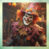 Autocollant Pour Fenêtre Clôture éffrayante de fenêtre Halloween (Feuille 3)