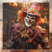 Autocollant Pour Fenêtre Clôture éffrayante de fenêtre Halloween (Feuille 2)