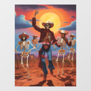 Autocollant Pour Fenêtre Clôture éffrayante de fenêtre Halloween