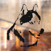 Autocollant Pour Fenêtre Clôture Husky Decal Husky Malamute Chien de Malamu (Feuille 2)