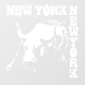 Autocollant Pour Fenêtre Clôture New York Decal New York Souvenir (Feuille)
