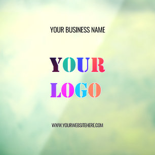 Autocollant Pour Fenêtre Clôture promotionnelle du texte du logo de l'entre