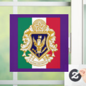 Autocollant Pour Fenêtre Clou de fenêtre Alpha Phi Delta 8" x 8" (Maison)