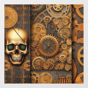 Autocollant Pour Fenêtre Clou de fenêtre Halloween Steampunk