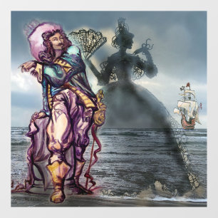 Autocollant Pour Fenêtre Clouage de fenêtre de rêve de mousquetaire