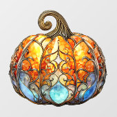 Autocollant Pour Fenêtre Clouage de fenêtre en verre citrouille (Feuille)