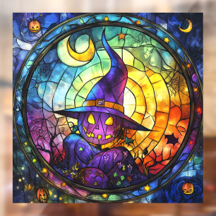 Autocollant Pour Fenêtre Clouage de fenêtre en verre d'Halloween Steampunk