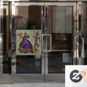 Autocollant Pour Fenêtre Clouage de fenêtre masqué (Porte de bureau)