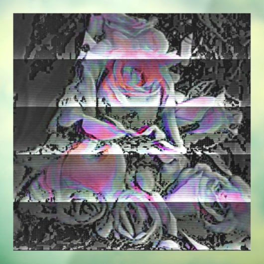 Autocollant Pour Fenêtre Clouage de fenêtre Techno Bouquet (Feuille 3)