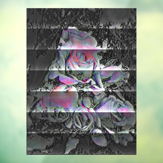 Autocollant Pour Fenêtre Clouage de fenêtre Techno Bouquet (Feuille 3)