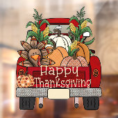 Autocollant Pour Fenêtre Clouage de la fenêtre de camion bon thanksgiving T (Feuille 2)