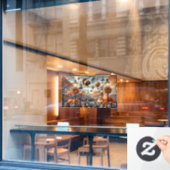 Autocollant Pour Fenêtre Clouage de la fenêtre de la parade de Thanksgiving (Fenêtre de café)