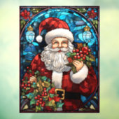 Autocollant Pour Fenêtre Clouage de la fenêtre en verre de Noël (Feuille 3)