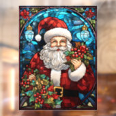 Autocollant Pour Fenêtre Clouage de la fenêtre en verre de Noël (Feuille 2)