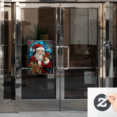 Autocollant Pour Fenêtre Clouage de la fenêtre en verre de Noël (Porte de bureau)