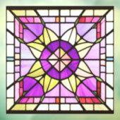Autocollant Pour Fenêtre Clous de fenêtre en verre d'art AI (Feuille 3)