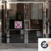 Autocollant Pour Fenêtre Clous de fenêtre en verre d'art AI (Porte de bureau)