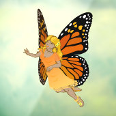 Autocollant Pour Fenêtre Clous de fenêtre fée papillon fée (Feuille 3)