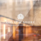 Autocollant Pour Fenêtre Coastal Seashell Brand Logo (Feuille 2)