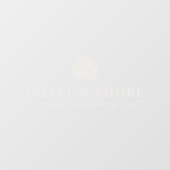 Autocollant Pour Fenêtre Coastal Seashell Brand Logo (Feuille)