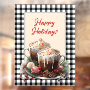 Autocollant Pour Fenêtre Coca de Noël personnalisable