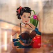 Autocollant Pour Fenêtre Cocktail Party Girl Thunder_Cove (Feuille 2)