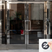 Autocollant Pour Fenêtre Cocktail Party Girl Thunder_Cove (Porte de bureau)