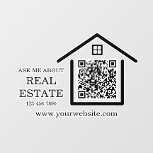 Code QR de marketing immobilier moderne
