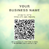 Autocollant Pour Fenêtre Code QR de numérisation d'entreprise pour se conne (Feuille 3)