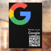 Autocollant Pour Fenêtre Code QR de révision Google moderne et tendance (Feuille 2)