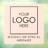 Autocollant Pour Fenêtre Code QR des médias sociaux Connectez-vous avec nou (Feuille 3)