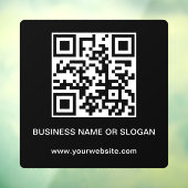Autocollant Pour Fenêtre Code QR Entreprise Société Entreprise Professionne (Feuille 3)