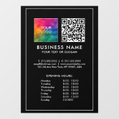 Autocollant Pour Fenêtre Code QR Logo d'entreprise Personnalisé Grandes heu (Feuille)