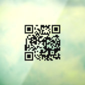 Autocollant Pour Fenêtre Code QR minimaliste Suivez-nous sur Instagram (Feuille 3)