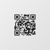 Autocollant Pour Fenêtre Code QR minimaliste Suivez-nous sur Instagram (Feuille)