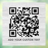 Autocollant Pour Fenêtre Code QR | Moderne et élégant scannable (Feuille 3)