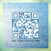 Autocollant Pour Fenêtre Code QR | Moderne et élégant, scannable (Feuille 3)