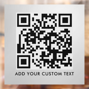 Autocollant Pour Fenêtre Code QR Moderne et élégant, scannable