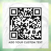 Autocollant Pour Fenêtre Code QR | Moderne Simple Élégant Scannable  (Feuille 3)