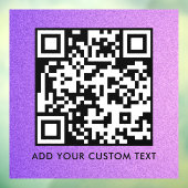 Autocollant Pour Fenêtre Code QR | Moderne Simple Élégant Scannable (Feuille 3)