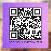 Autocollant Pour Fenêtre Code QR | Moderne Simple Élégant Scannable (Feuille 2)
